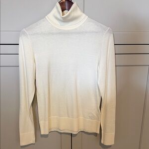 Boss Cream Turtleneck Sweater - Women's